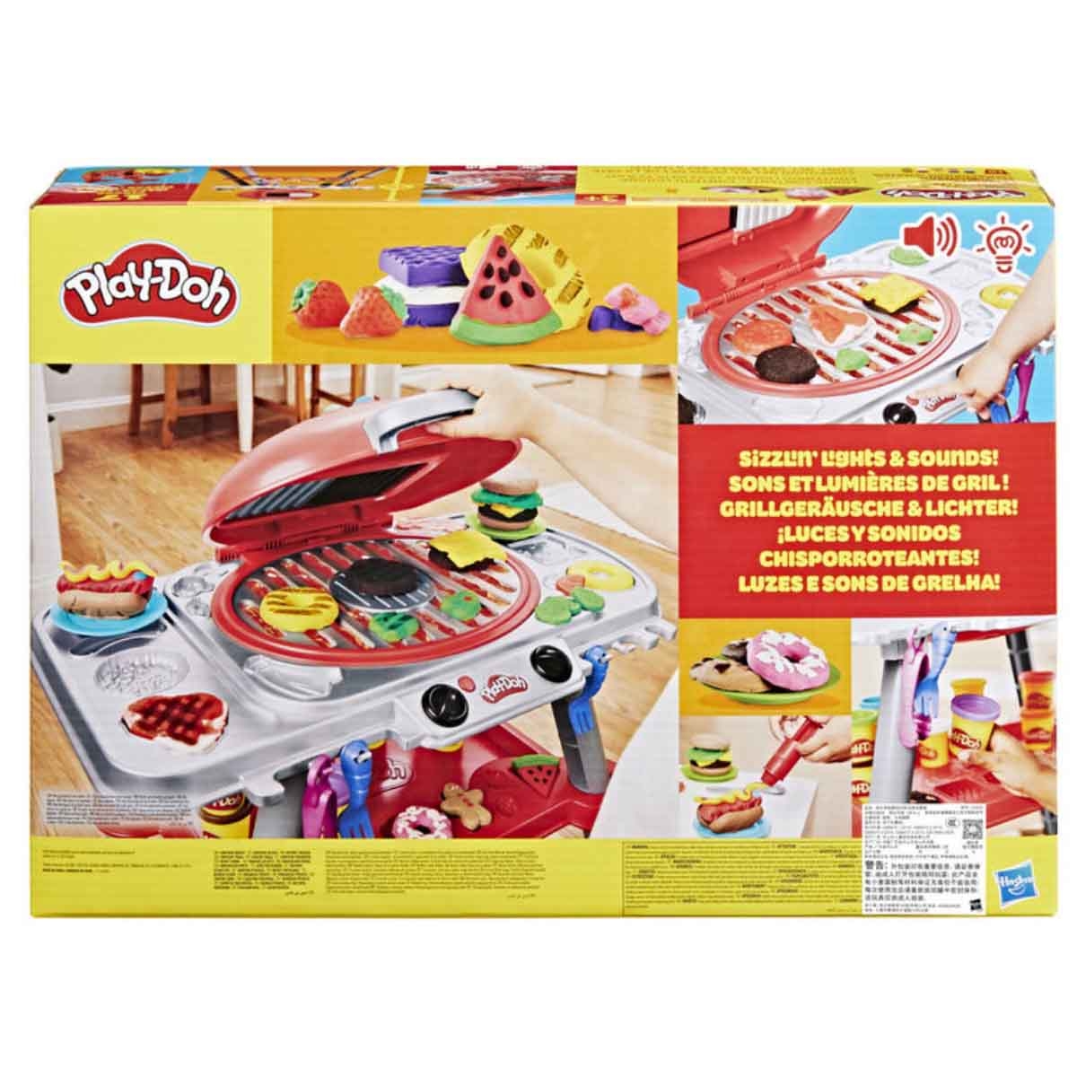 Play-Doh Sizzlin' Grill Toy Playset Unisex, 3-4 Years