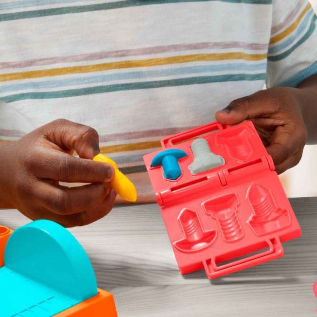 Play-Doh Stamp & Saw Tool Bench Playset Unisex, 3-4 Years
