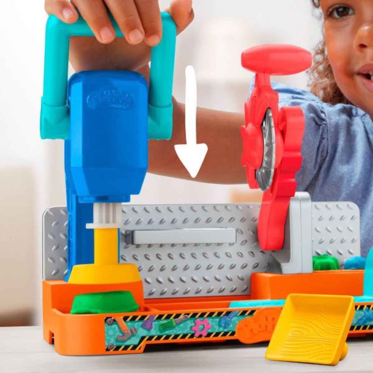 Play-Doh Stamp & Saw Tool Bench Playset Unisex, 3-4 Years