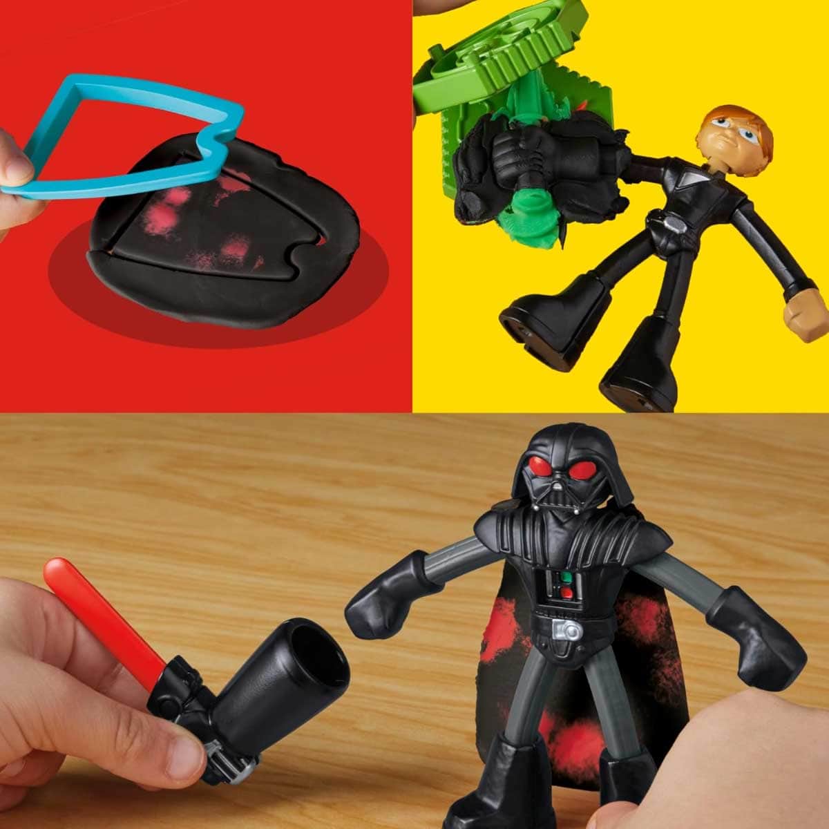 Play-Doh Star Wars Squish & Slice Lightsabers Playset Unisex, 5-7 Years