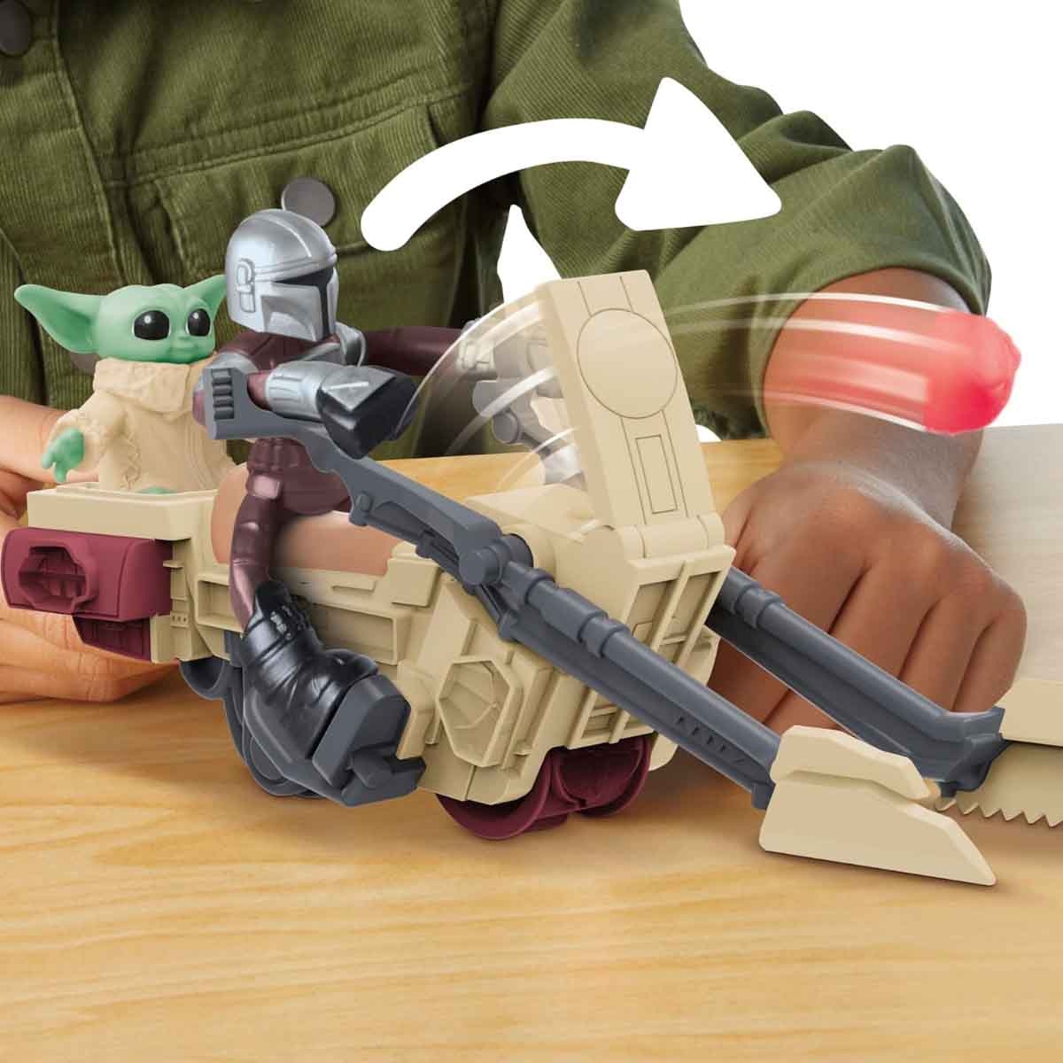 Play-Doh Star Wars The Mandalorian Launching Speeder Playest Unisex, 5-7 Years