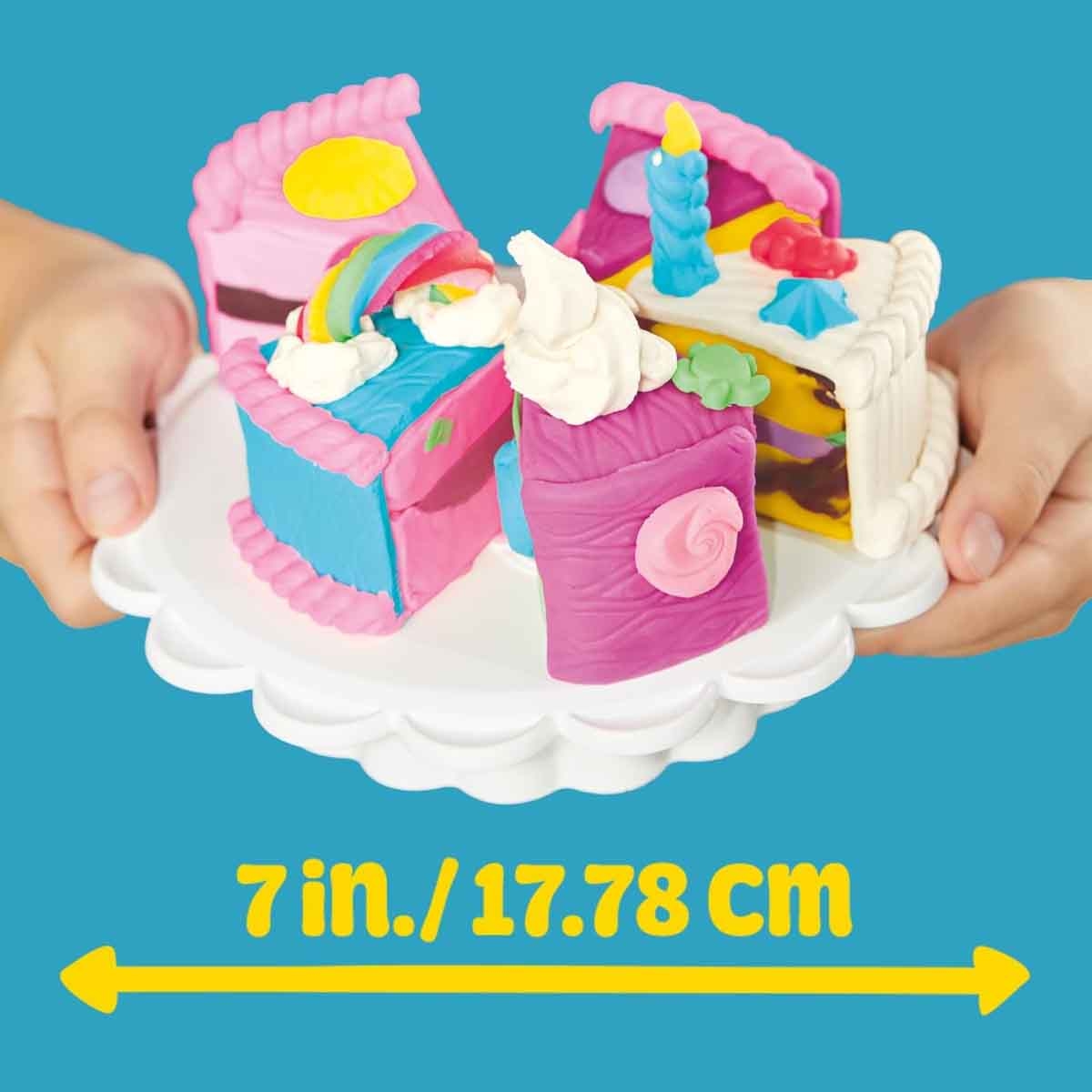 Play-Doh Super Slice Cake Playset Unisex, 3-4 Years