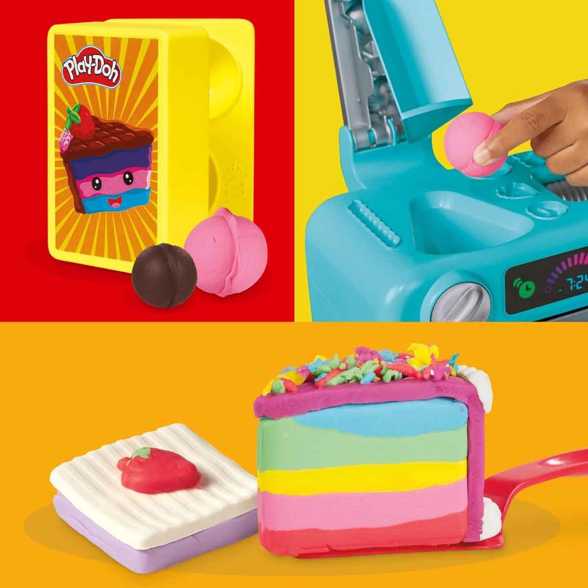 Play-Doh Super Slice Cake Playset Unisex, 3-4 Years