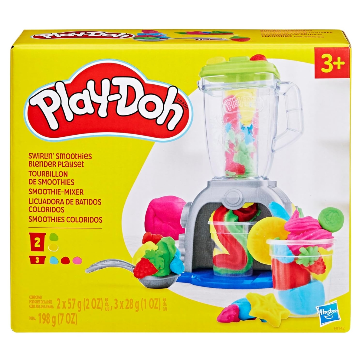 Play-Doh Swirlin' Smoothies Blender Playset Unisex, 3-4 Years