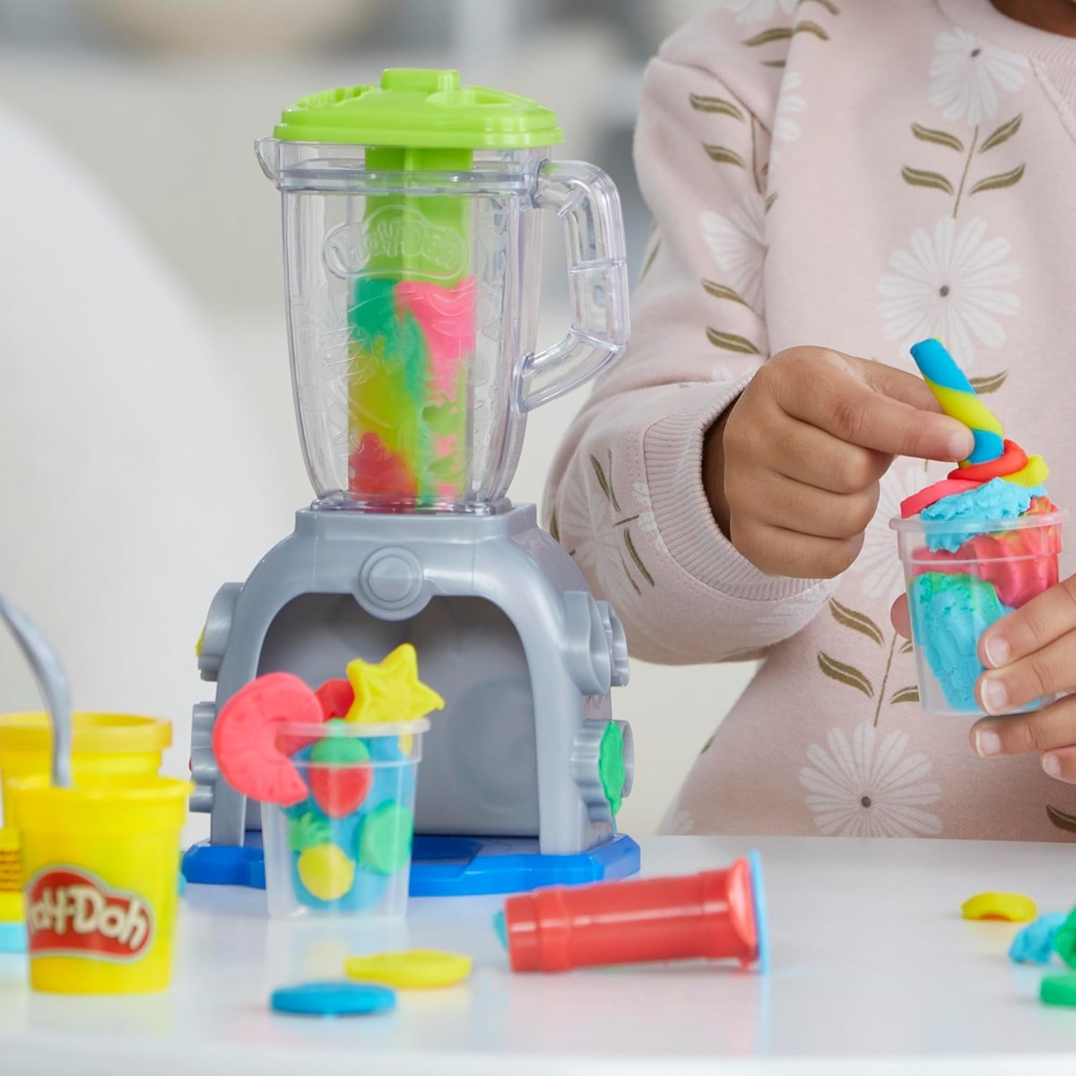 Play-Doh Swirlin' Smoothies Blender Playset Unisex, 3-4 Years