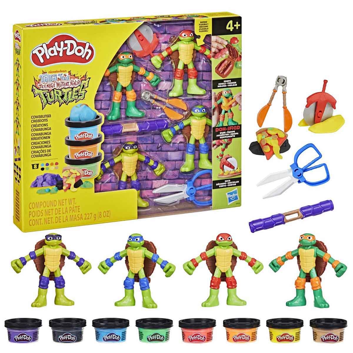 Play-Doh Teenage Mutant Ninja Turtles Cowabunga Creation Playset Unisex, 5-7 Years