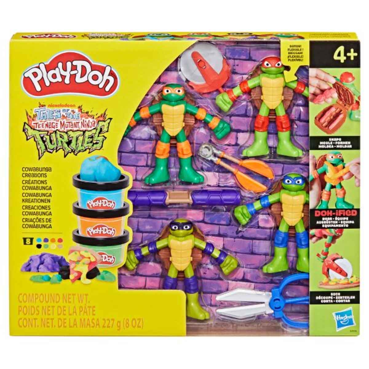 Play-Doh Teenage Mutant Ninja Turtles Cowabunga Creation Playset Unisex, 5-7 Years