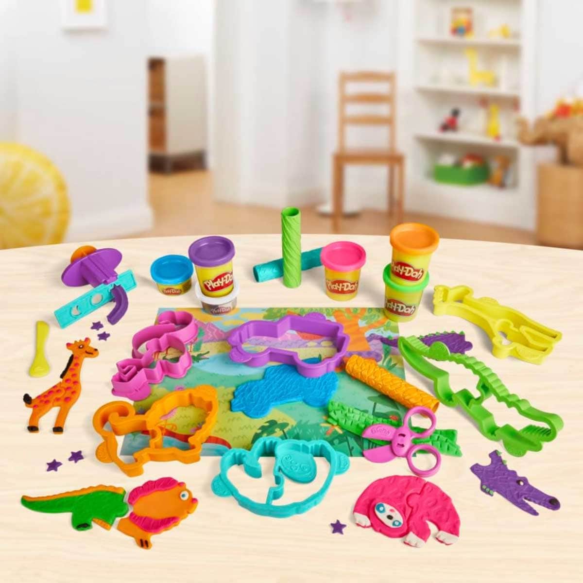 Play-Doh Wild Animals Tools Playset Unisex, 3-4 Years