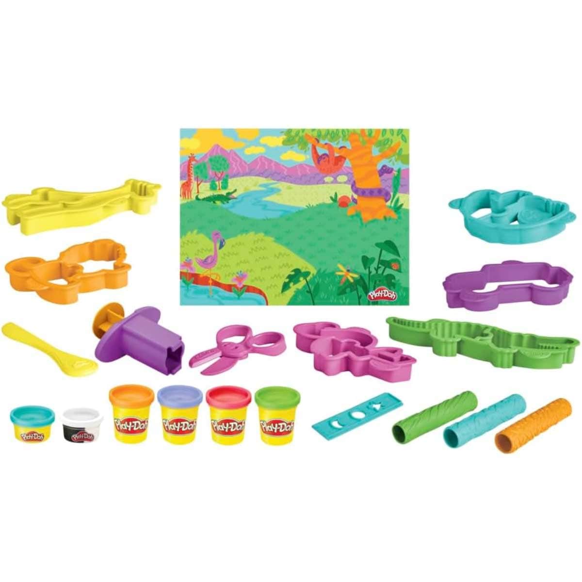 Play-Doh Wild Animals Tools Playset Unisex, 3-4 Years