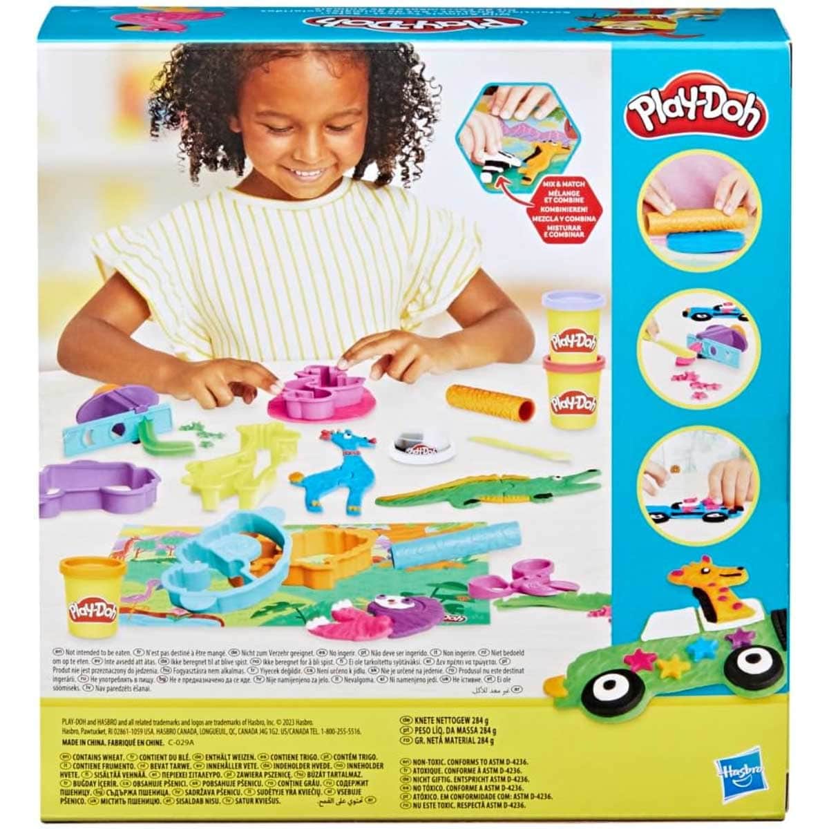Play-Doh Wild Animals Tools Playset Unisex, 3-4 Years