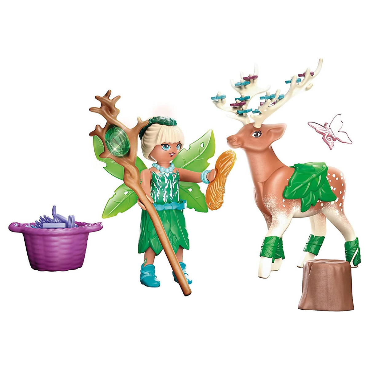 بلاي موبيل مغامرات أيُوما جنية الغابة مع روح الحيوان للجنسين، 8-10 سنوات