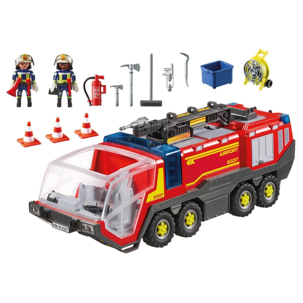Playmobil City Action Airport Fire Engine Playset Unisex, 5-7 Years