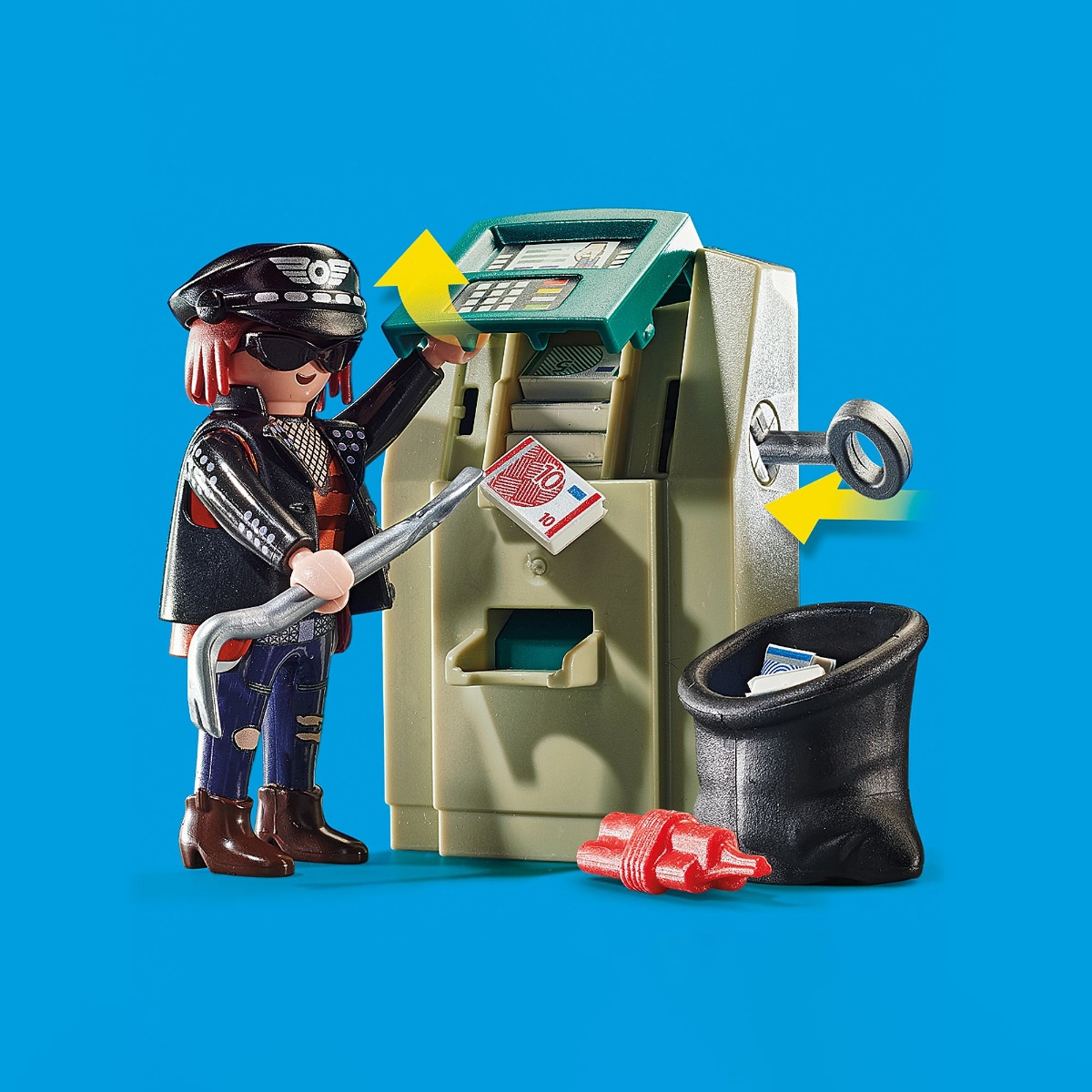 بلاي موبيل سيتي أكشن مطاردة سارق بنك للجنسين، 5-7 سنوات