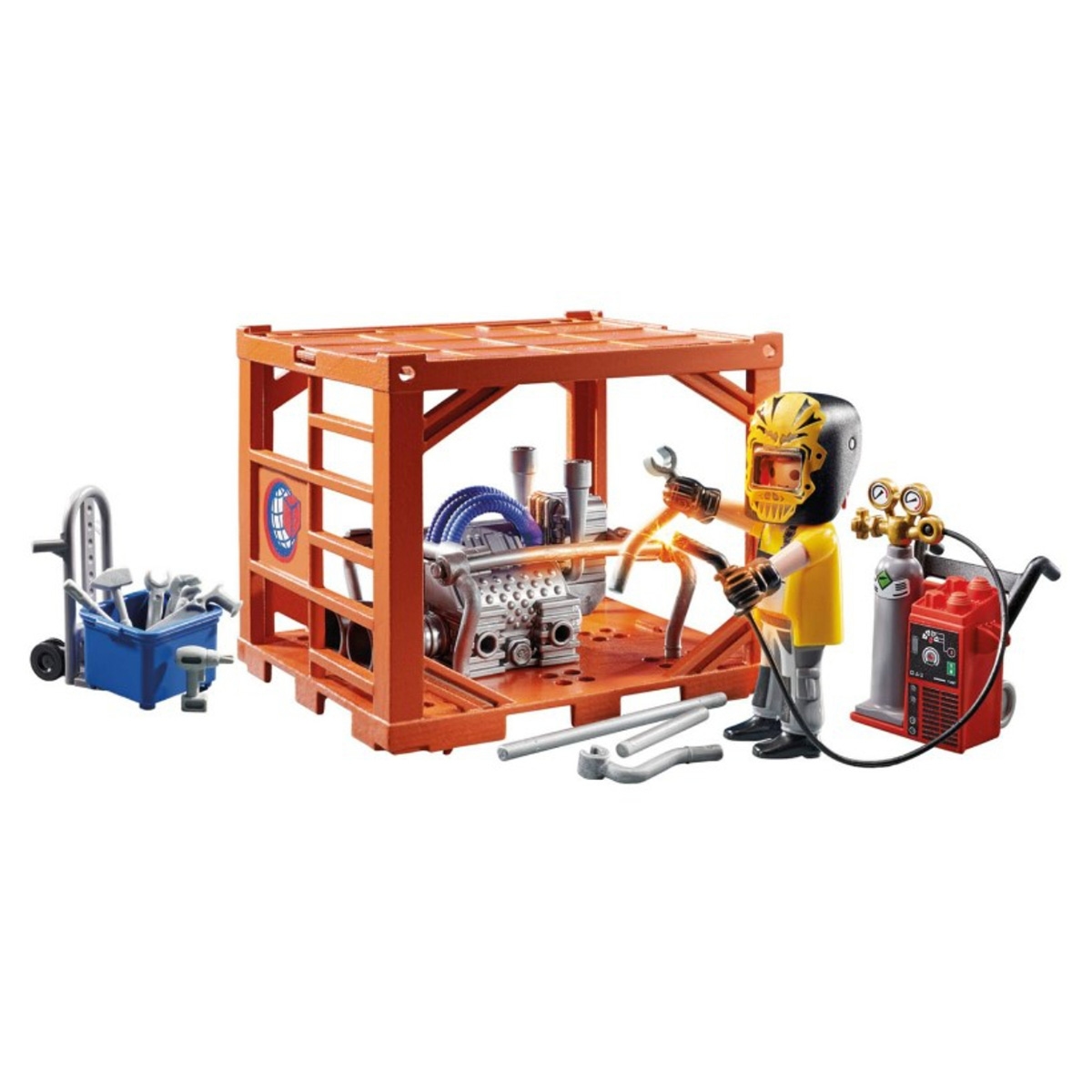 بلاي موبيل سيتي أكشن مصنع الحاويات للجنسين، 5-7 سنوات