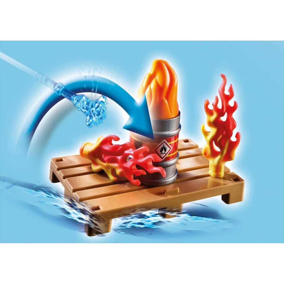 بلاي موبيل مجموعة مهمة إنقاذ من الحرائق من سيتي أكشن للجنسين، 5-7 سنوات