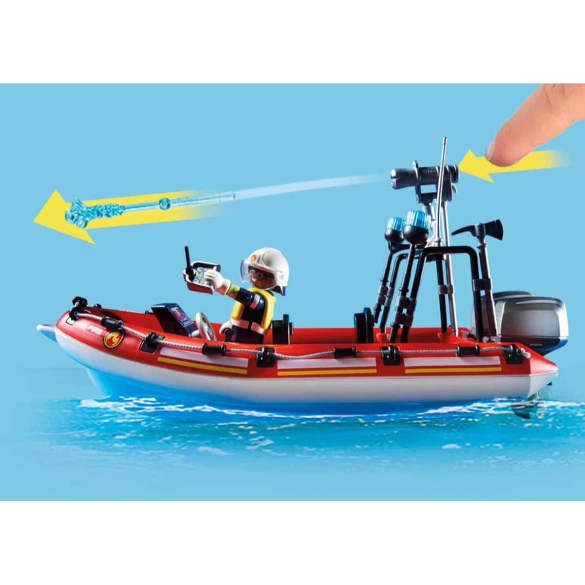 Playmobil City Action Fire Rescue Mission Playset Unisex, 5-7 Years