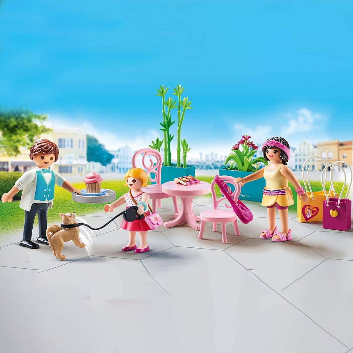 Playmobil City Life Coffee Break Playset Unisex, 5-7 Years