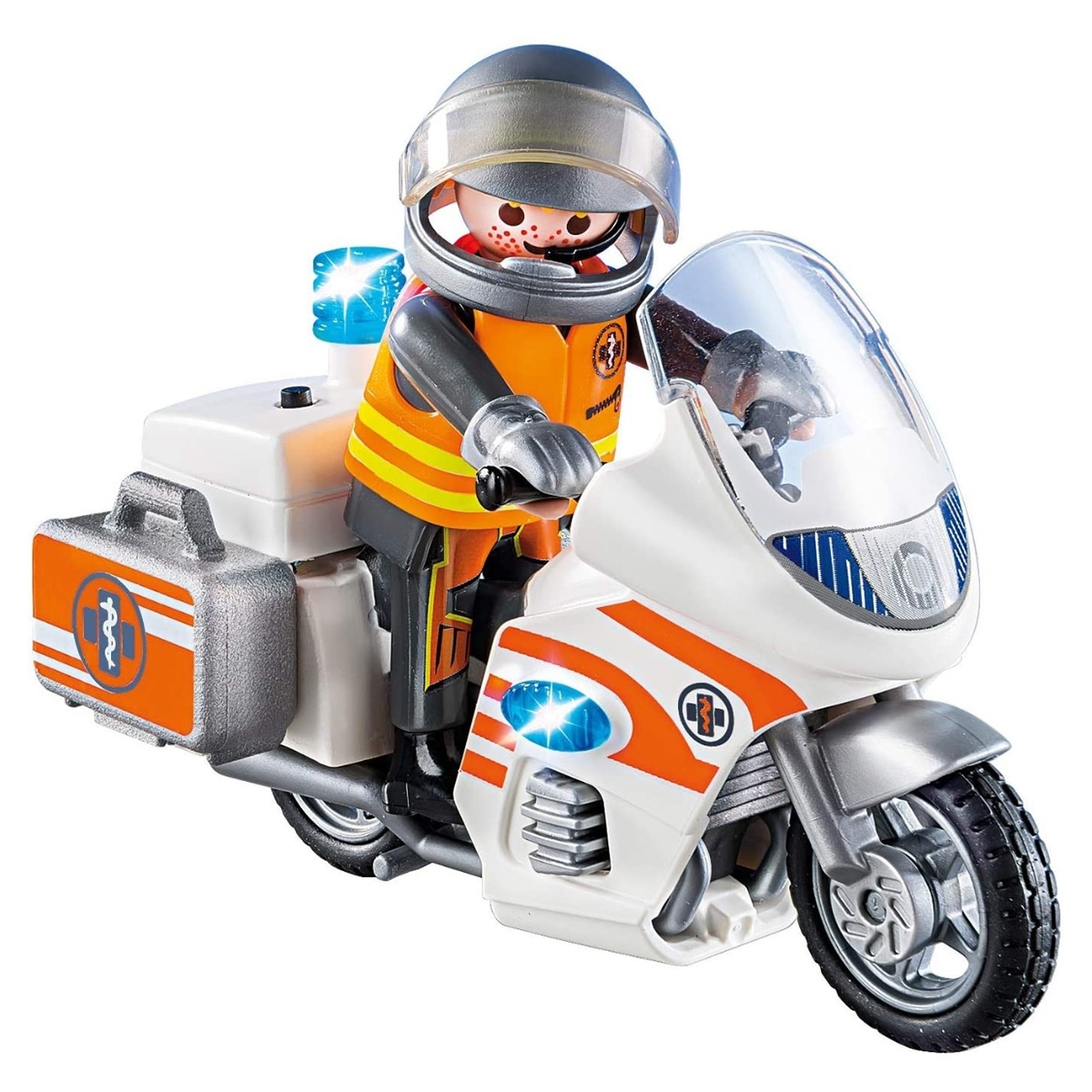 بلاي موبيل مجموعة دراجة الطوارئ من سيتي لايف للجنسين، 5-7 سنوات