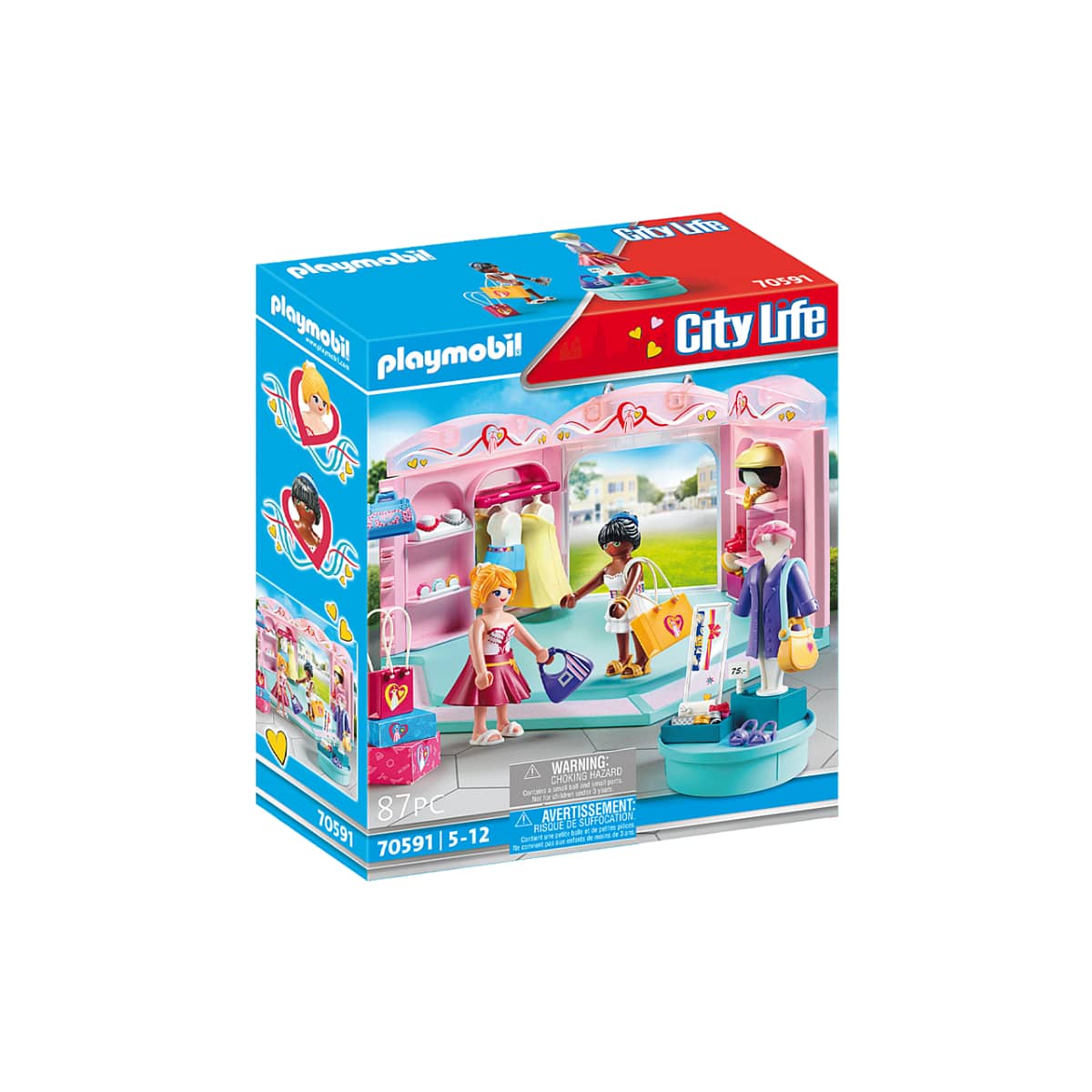 Playmobil City Life Fashion Store Playset Unisex, 5-7 Years