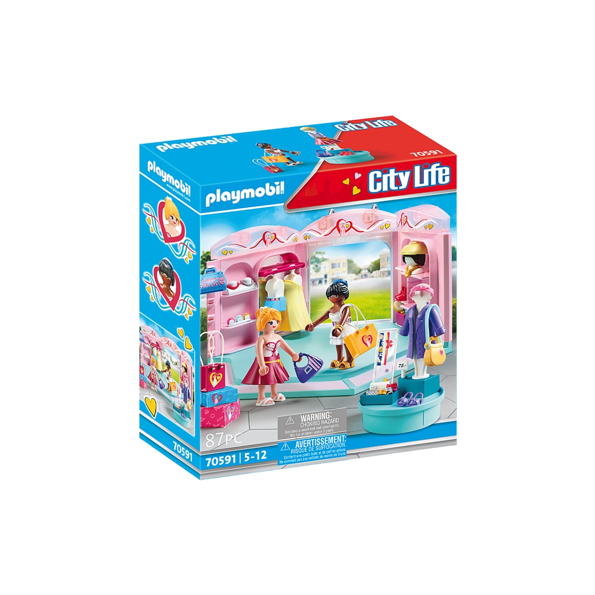 بلاي موبيل سيتي لايف متجر الأزياء للجنسين، 5-7 سنوات