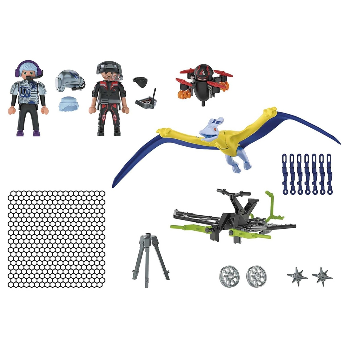 Playmobil Dino Rise Pteranodon: Drone Strike Playset Unisex, 5-7 Years