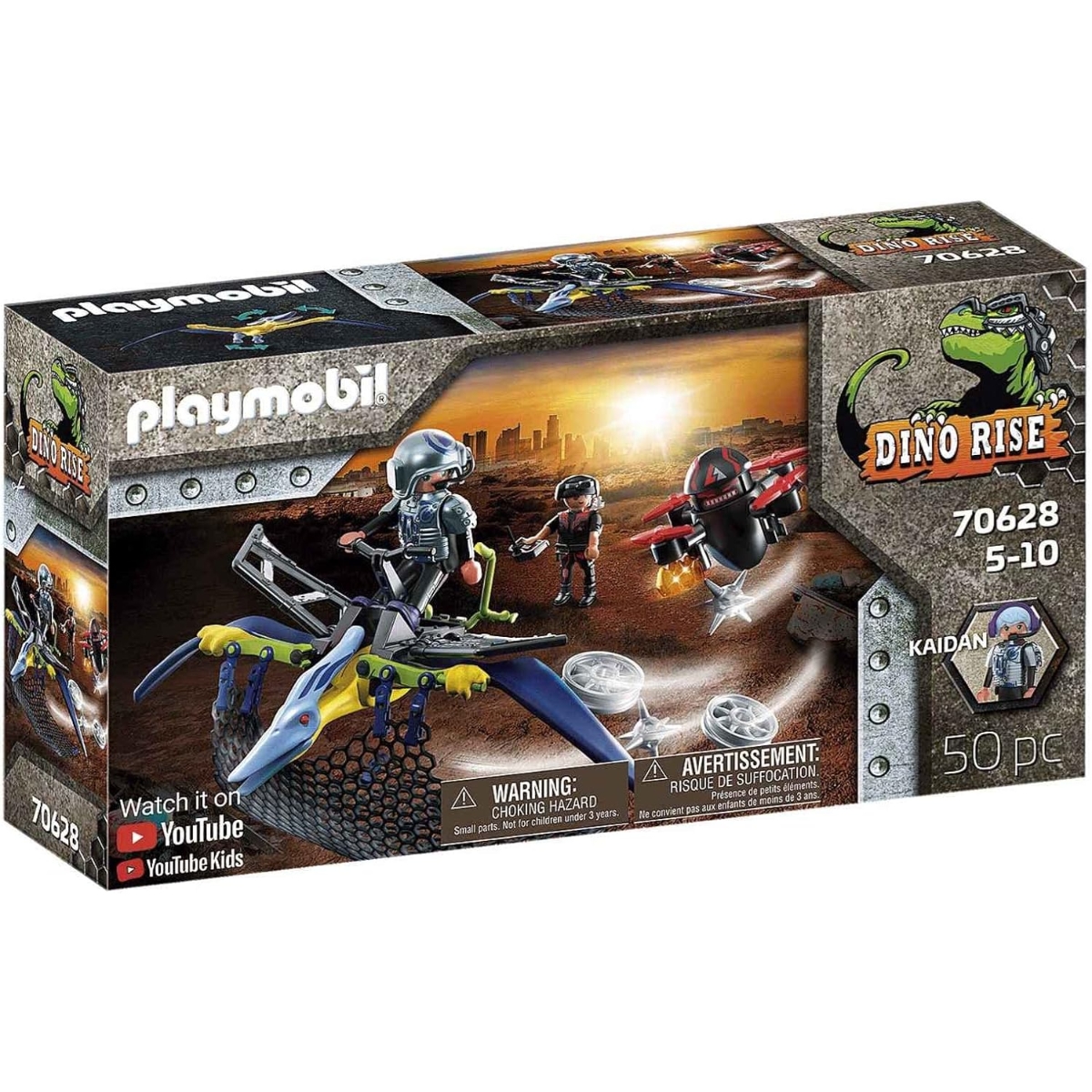 Playmobil Dino Rise Pteranodon: Drone Strike Playset Unisex, 5-7 Years