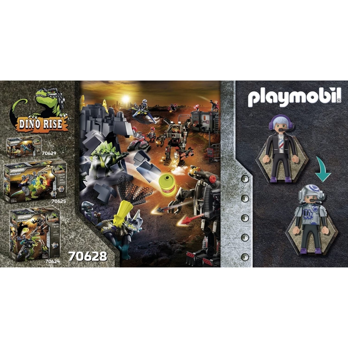 Playmobil Dino Rise Pteranodon: Drone Strike Playset Unisex, 5-7 Years