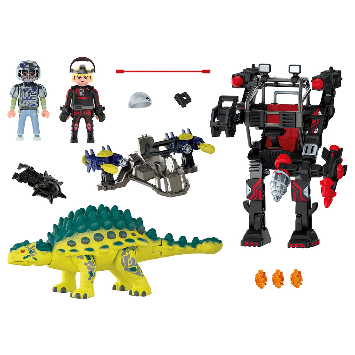 Playmobil Dino Rise Saichania: Invasion of the Robot Playset Unisex, 5-7 Years