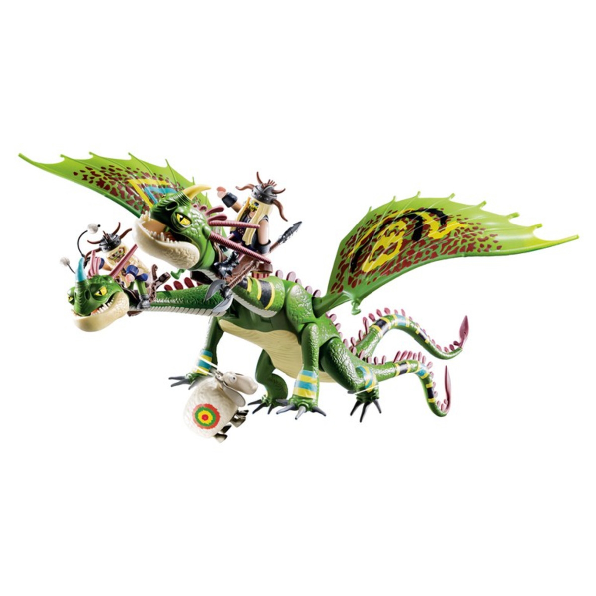 Playmobil DreamWorks Dragon Racing Ruffnut & Tuffnut with Barf & Belch Playset Unisex, 5-7 Years