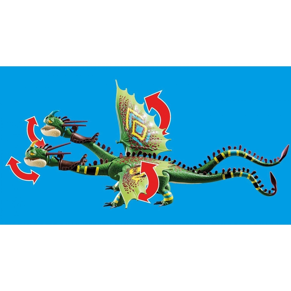 Playmobil DreamWorks Dragon Racing Ruffnut & Tuffnut with Barf & Belch Playset Unisex, 5-7 Years