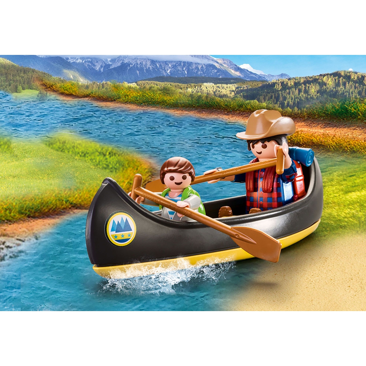 Playmobil Family Fun Camping Adventure Carry Case Playset Unisex, 5-7 Years