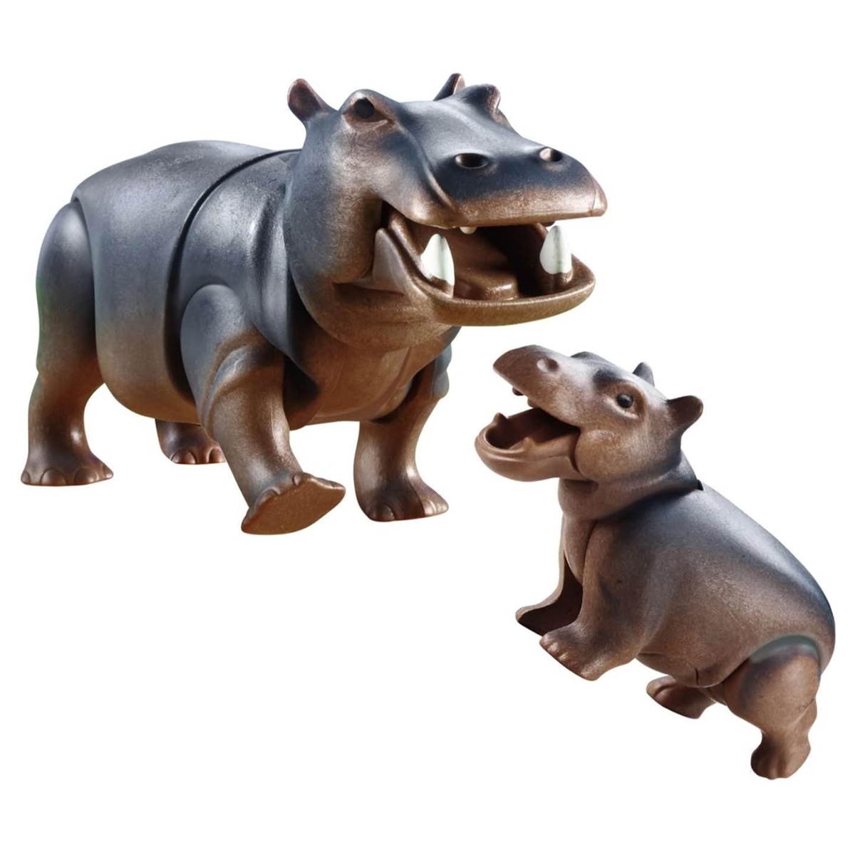 Playmobil Family Fun Hippo with Calf Playset Unisex, 5-7 Years