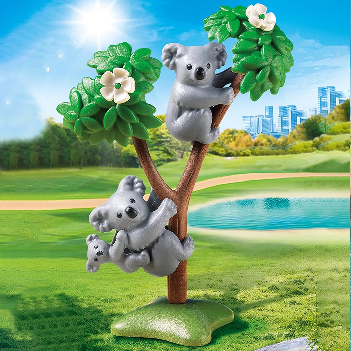 Playmobil Family Fun Koalas with Baby Playset Unisex, 5-7 Years