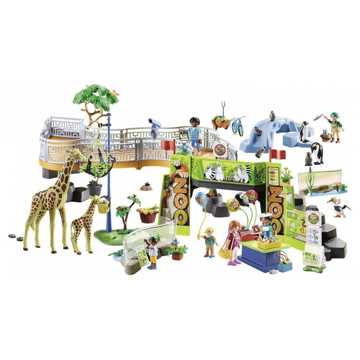 Playmobil Family Fun Large City Zoo Playset Unisex, 5-7 Years
