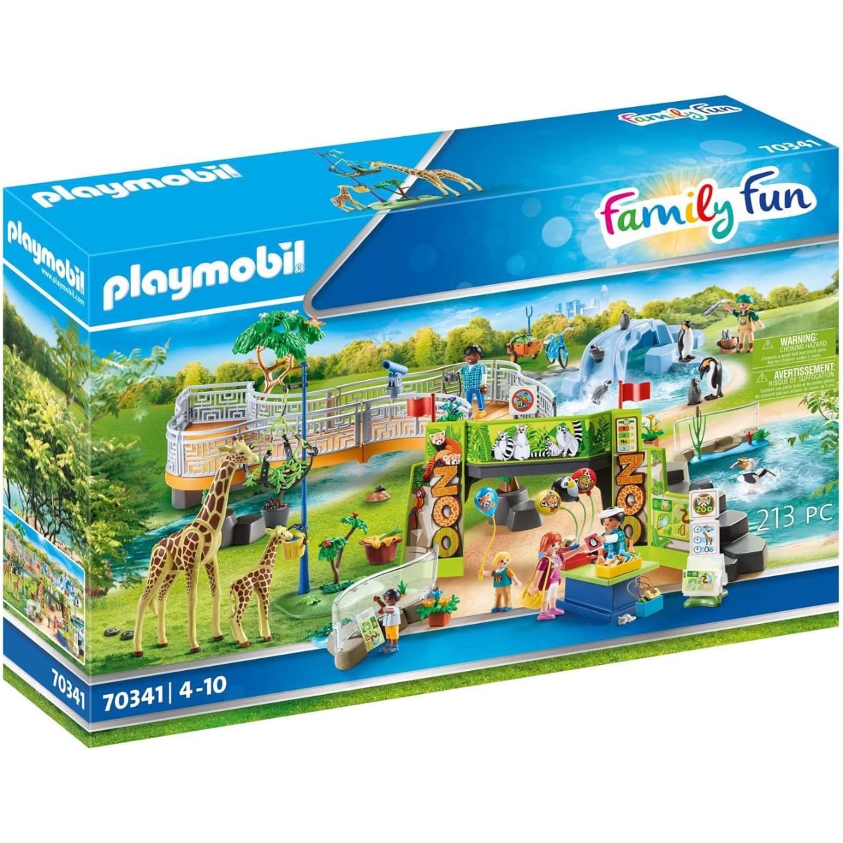 Playmobil Family Fun Large City Zoo Playset Unisex, 5-7 Years