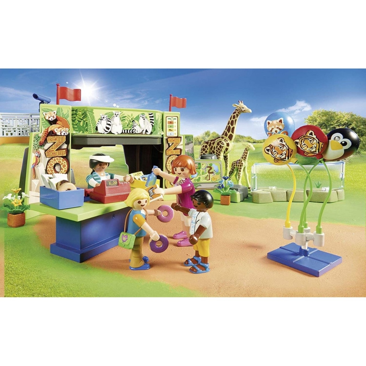 Playmobil Family Fun Large City Zoo Playset Unisex, 5-7 Years