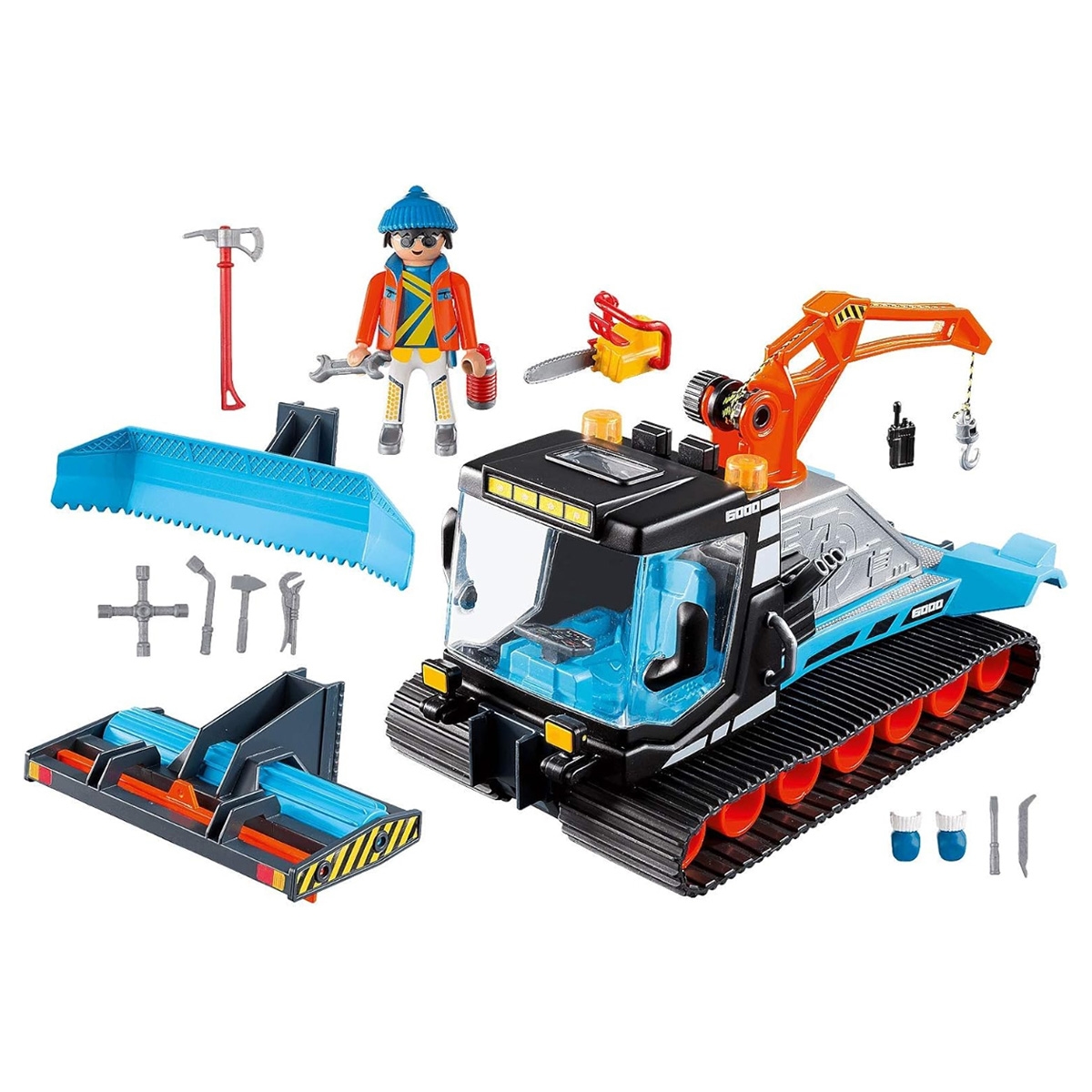 Playmobil Family Fun Snow Plow Playset Unisex, 5-7 Years