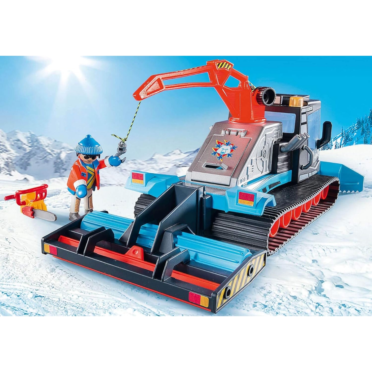 Playmobil Family Fun Snow Plow Playset Unisex, 5-7 Years