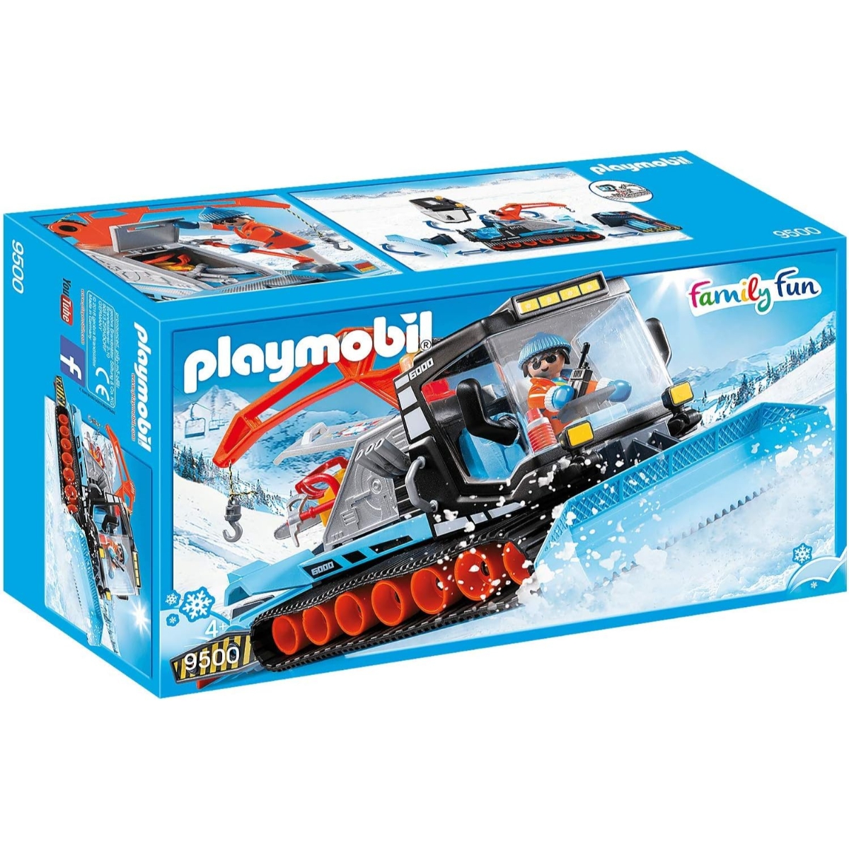 Playmobil Family Fun Snow Plow Playset Unisex, 5-7 Years