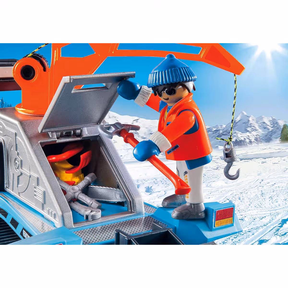 Playmobil Family Fun Snow Plow Playset Unisex, 5-7 Years
