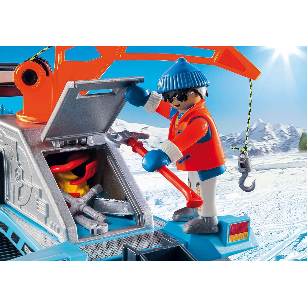 Playmobil Family Fun Snow Plow Playset Unisex, 5-7 Years