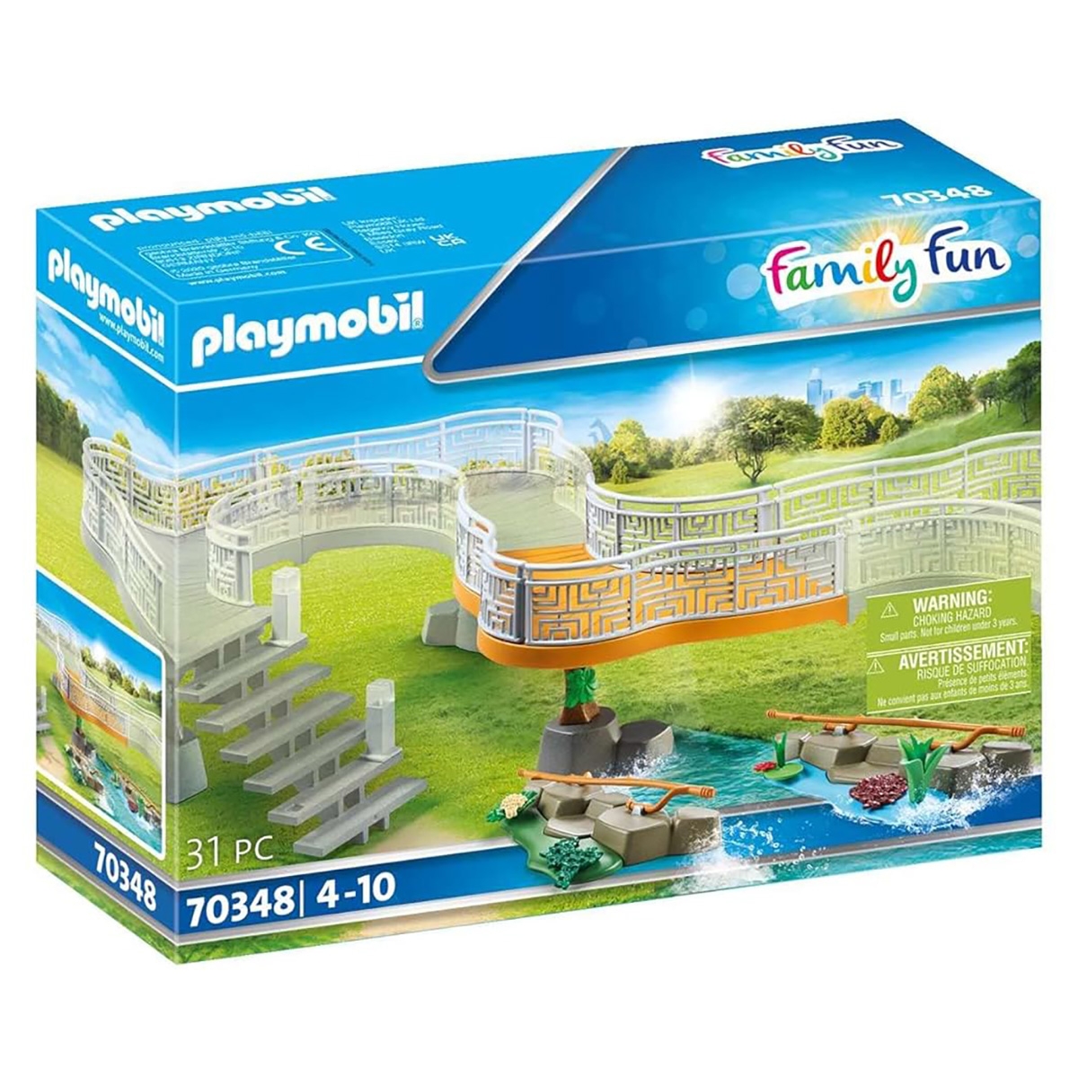 Playmobil Family Fun Zoo Viewing Platform Extension Playset Unisex, 5-7 Years