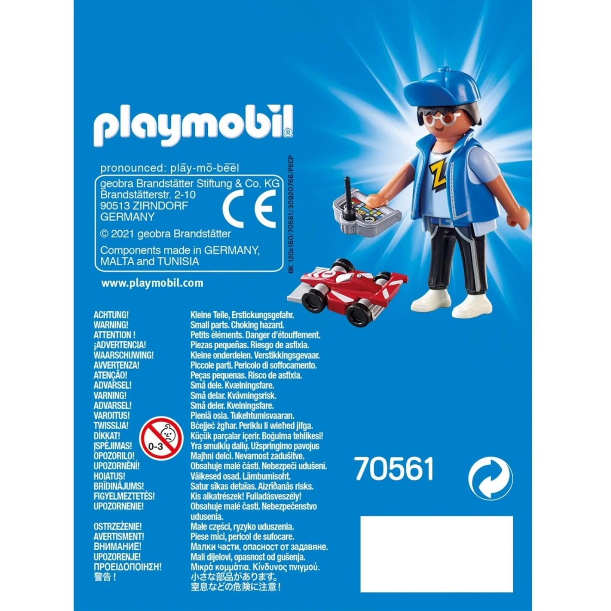 Playmobil Playmo-Friends Boy with RC Car Playset Unisex, 5-7 Years