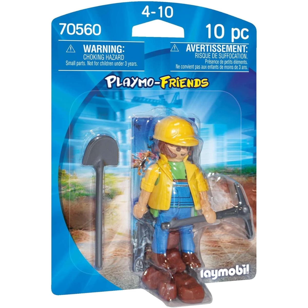 Playmobil Playmo-Friends Construction Worker Playset Unisex, 5-7 Years
