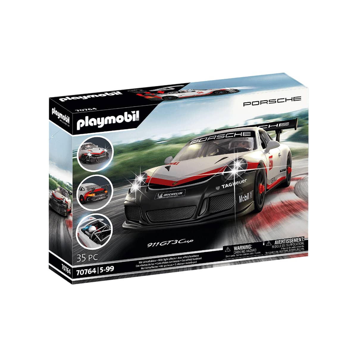 Playmobil Porsche 911 GT3 Cup Playset Unisex, 5-7 Years
