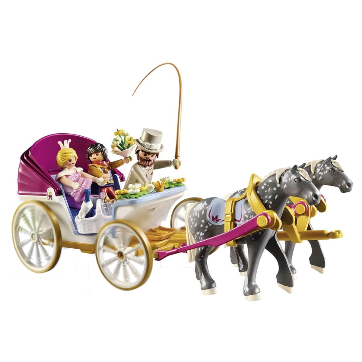 Playmobil Princess Horse-Drawn Carriage Playset Girls, 5-7 Years