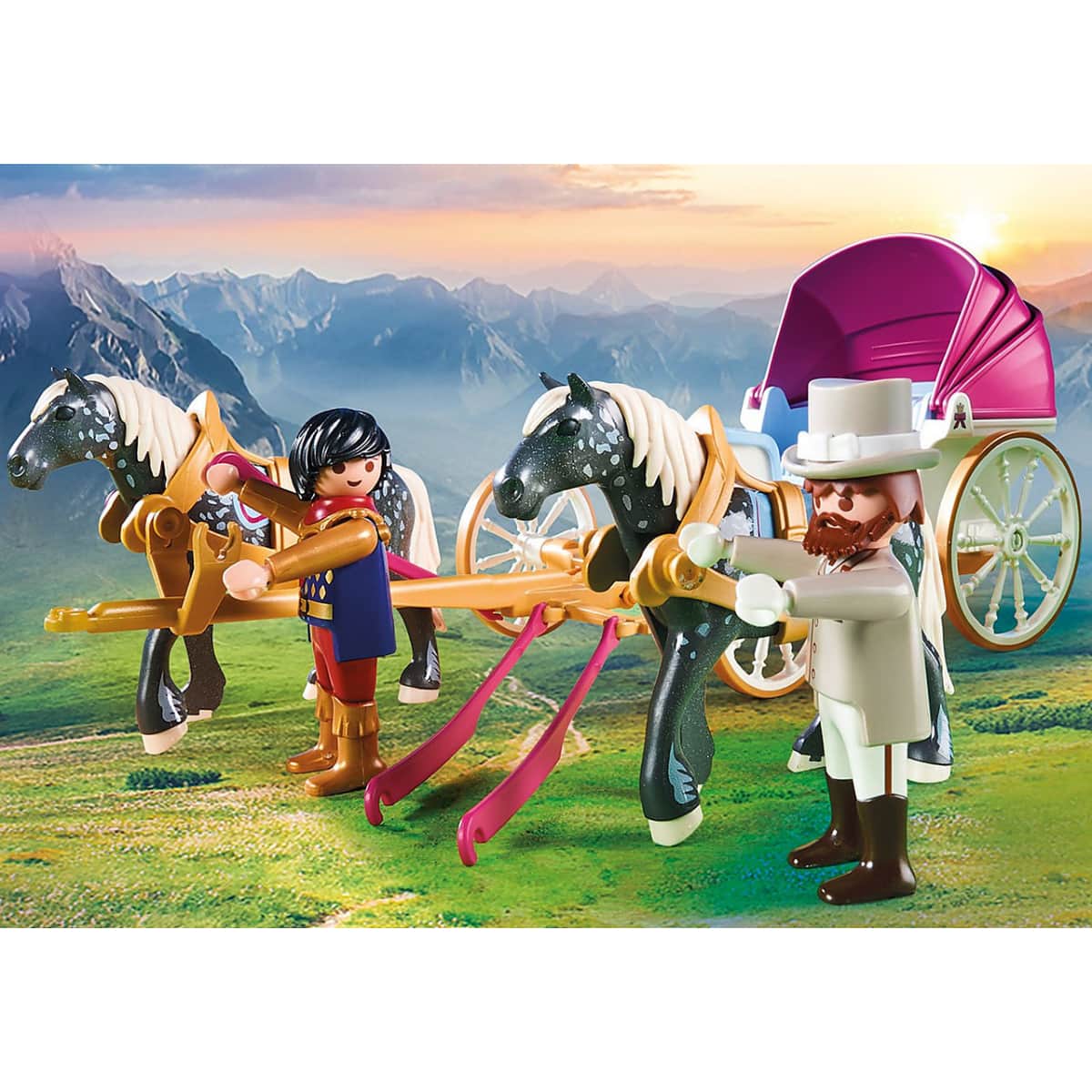 Playmobil Princess Horse-Drawn Carriage Playset Girls, 5-7 Years