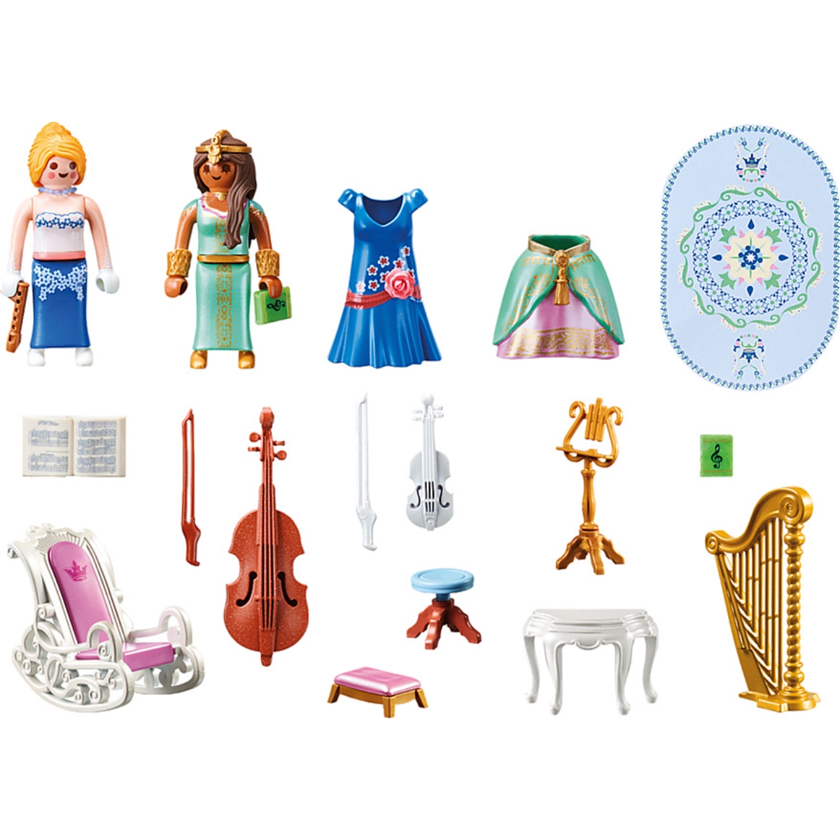 بلاي موبيل - غرفة الموسيقى للأميرات للبنات، 5-7 سنوات