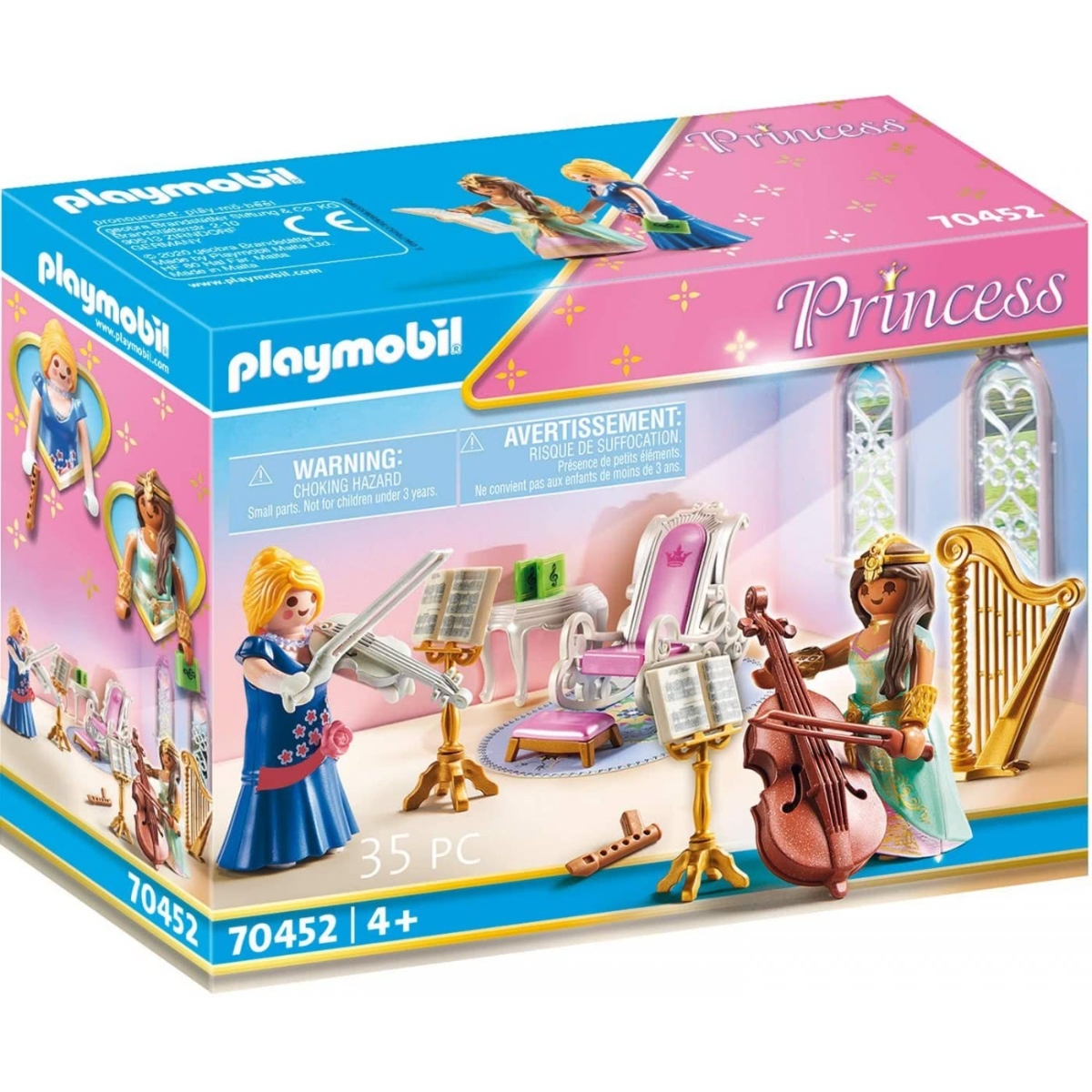 Playmobil Princess Music Room Playset Girls, 5-7 Years