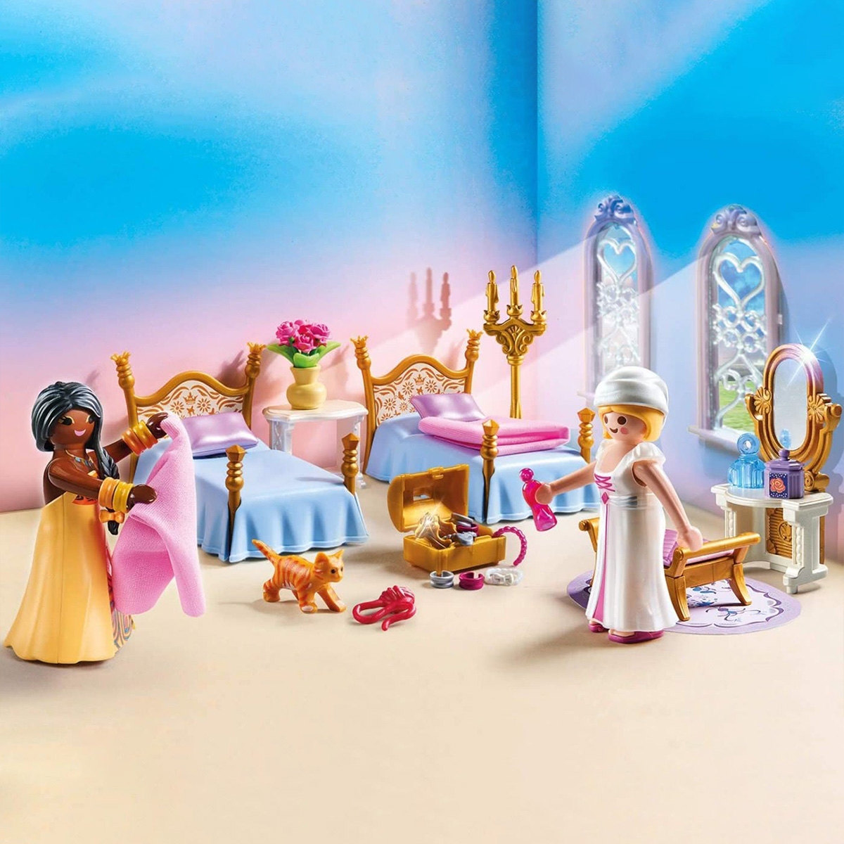 بلاي موبيل - غرفة النوم الملكية للأميرات للبنات، 5-7 سنوات